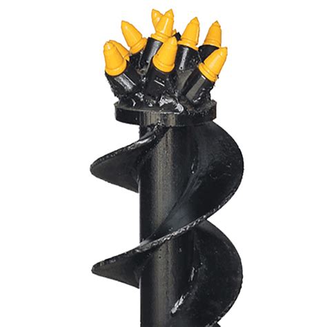 8 inch auger bit for skid steer|skid steer auger bit extension.